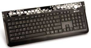 ������������ G-CUBE A4-GKBW-5EN BLACK & WHITE ENDLESS NOTE X-KEY USB MULTIMEDIA US LAYOUT