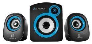 AUDIOBOX A300-U DOUBLE BASS 2.1 SPEAKER SYSTEM BLUE