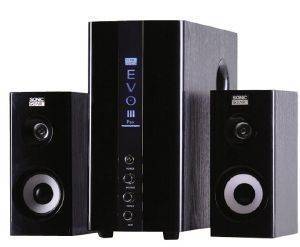 SONICGEAR EVO 3 PRO MULTIMEDIA AUDIO 2.1 SPEAKERS BLACK SONICGEAR EVO 3 PRO MULTIMEDIA AUDIO 2.1 SPEAKERS BLACK