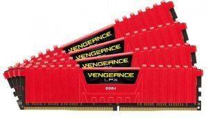 RAM CORSAIR CMK16GX4M4B3000C15R VENGEANCE LPX RED 16GB (4X4GB) DDR4 3000MHZ QUAD CHANNEL KIT RAM CORSAIR CMK16GX4M4B3000C15R VENGEANCE LPX RED 16GB (4X4GB) DDR4 3000MHZ QUAD CHANNEL KIT