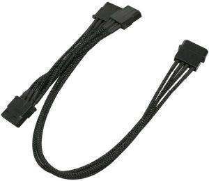 NANOXIA 4-PIN MOLEX - 3X4PIN ADAPTER 30CM BLACK