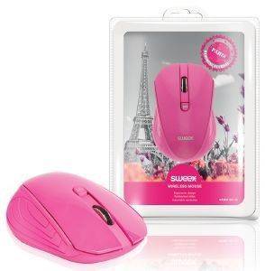 SWEEX NPMI1180-09 USB MOUSE PARIS PINK