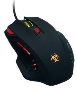 CONNECT IT CI-191 BIOHAZARD GAMING MOUSE BLACK