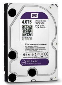 HDD WESTERN DIGITAL WD40PURX PURPLE SURVEILLANCE HARD DRIVE 4TB 3.5\'\' SATA3