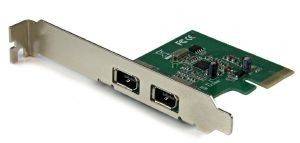 STARTECH 2-PORT 1394A PCI EXPRESS FIREWIRE CARD STARTECH 2-PORT 1394A PCI EXPRESS FIREWIRE CARD