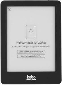 KOBO GLO HD 6\'\' E INK EREADER BLACK