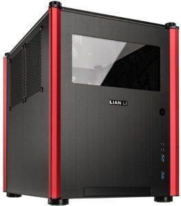 CASE LIAN LI PC-Q36WRX MINI-ITX BLACK/RED WINDOW