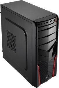 CASE AEROCOOL V2X RED EDITION MIDI-TOWER BLACK/RED CASE AEROCOOL V2X RED EDITION MIDI-TOWER BLACK/RED