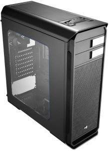CASE AEROCOOL 500 MIDI-TOWER BLACK WINDOW CASE AEROCOOL 500 MIDI-TOWER BLACK WINDOW