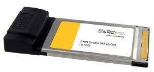 STARTECH 2-PORT CARDBUS LAPTOP USB 2.0 PC CARD ADAPTER