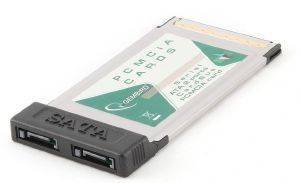GEMBIRD PCMCIA-SATA2 SERIAL ATA CARDBUS PCMCIA CARD 2 SATA PORTS