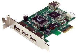 STARTECH 4-PORT PCI EXPRESS LOW PROFILE HIGH SPEED USB CARD