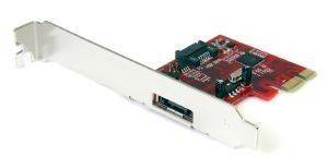 STARTECH 1X ESATA + 1X SATA 6GBPS PCI EXPRESS SATA CONTROLLER CARD STARTECH 1X ESATA + 1X SATA 6GBPS PCI EXPRESS SATA CONTROLLER CARD