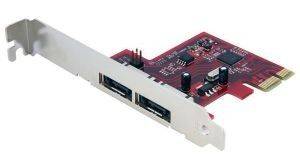 STARTECH 2-PORT SATA 6 GBPS PCI EXPRESS ESATA CONTROLLER CARD STARTECH 2-PORT SATA 6 GBPS PCI EXPRESS ESATA CONTROLLER CARD