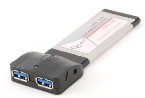 GEMBIRD PCMCIAX-USB32 2-PORT USB3.0 EXPRESS CARD