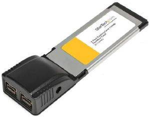 STARTECH 2-PORT EXPRESSCARD 1394B FIREWIRE LAPTOP ADAPTER CARD