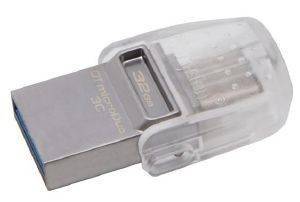 KINGSTON DTDUO3C/32GB DATATRAVELER MICRODUO 3C 32GB USB3.1 FLASH DRIVE