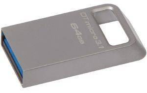 KINGSTON DTMC3/64GB DATATRAVELER MICRO 3.1 64GB USB3.1 FLASH DRIVE