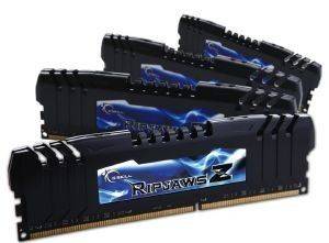 RAM G.SKILL F3-2666C11Q-16GZHD 16GB (4X4GB) DDR3 2666MHZ RIPJAWSZ QUAD CHANNEL KIT RAM G.SKILL F3-2666C11Q-16GZHD 16GB (4X4GB) DDR3 2666MHZ RIPJAWSZ QUAD CHANNEL KIT