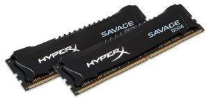 RAM KINGSTON HX428C14SBK2/8 8GB (2X4GB) DDR4 2800MHZ CL14 XMP HYPERX SAVAGE BLACK DUAL KIT