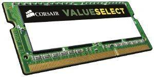 RAM CORSAIR CMSO8GX3M1C1333C9 VALUE SELECT 8GB SO-DIMM DDR3 1333MHZ PC3-10600