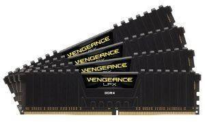 RAM CORSAIR CMK16GX4M4A2666C16 VENGEANCE LPX 16GB (4X4GB) DDR4 2666MHZ QUAD CHANNEL KIT