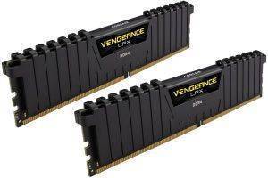 RAM CORSAIR CMK16GX4M2A2666C16 VENGEANCE LPX BLACK 16GB (2X8GB) DDR4 2666MHZ DUAL KIT