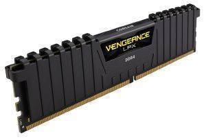 RAM CORSAIR CMK8GX4M1A2666C16 VENGEANCE LPX BLACK 8GB DDR4 2666MHZ