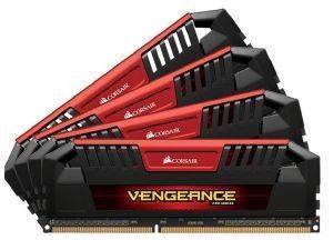 RAM CORSAIR CMY32GX3M4C1866C10R VENGEANCE PRO RED 32GB (4X8GB) DDR3L 1866MHZ QUAD CHANNEL KIT