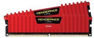 RAM CORSAIR CMK16GX4M2B3200C16R VENGEANCE LPX RED 16GB (2X8GB) DDR4 3200MHZ DUAL KIT