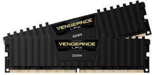 RAM CORSAIR CMK32GX4M2A2666C16 VENGEANCE LPX BLACK 32GB (2X16GB) DDR4 2666MHZ DUAL KIT