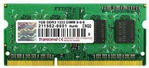 RAM TRANSCEND TS128MSK64V3U 1GB SO-DIMM DDR3 1333MHZ