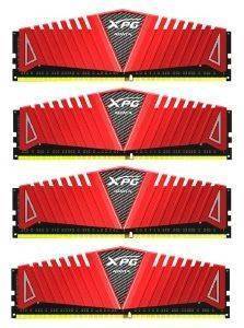 RAM ADATA AX4U2800W4G17-QRZ 16GB (4X4GB) DDR4 2800MHZ XPG Z1 QUAD CHANNEL KIT