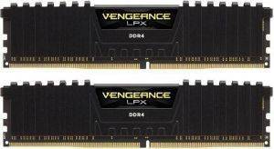 RAM CORSAIR CMK8GX4M2A2400C14 VENGEANCE LPX BLACK 8GB (2X4GB) DDR4 2400MHZ DUAL CHANNEL KIT
