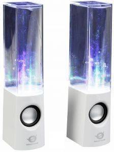CONCEPTRONIC DANCING WATER SPEAKER WHITE CONCEPTRONIC DANCING WATER SPEAKER WHITE