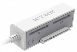 RAIDSONIC ICY BOX IB-AC603CR-U3 USB3.0 ADAPTER CABLE FOR 2.5\'\' SSD/HDD WITH 2X USB3.0 SD CARD READE RAIDSONIC ICY BOX IB-AC603CR-U3 USB3.0 ADAPTER CABLE FOR 2.5\'\' SSD/HDD WITH 2X USB3.0 SD CARD READE