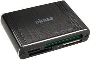 AKASA AK-CR-08BK USB 3.0 CARD READER - BLACK