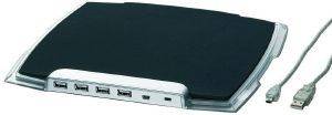 GEMBIRD UHB-MP-224 MOUSE PAD WITH USB 2.0 HUB FOR 4 USB DEVICES