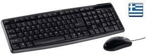  KONIG CSKMCU100GR USB KEYBOARD & OPTICAL MOUSE BLACK GR