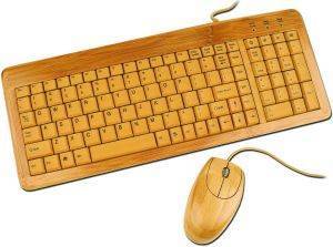  ENERGENIE EG-KBM-001 BAMBOO KEYBOARD AND MOUSE SET