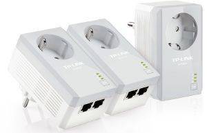 TP-LINK TL-PA4020PT KIT AV500 PASS THROUGH POWERLINE ADAPTER WITH 2 ETHERNET PORTS 3-PACK KIT TP-LINK TL-PA4020PT KIT AV500 PASS THROUGH POWERLINE ADAPTER WITH 2 ETHERNET PORTS 3-PACK KIT