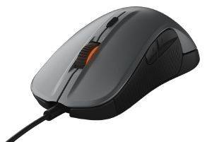 STEELSERIES RIVAL 300 OPTICAL GAMING MOUSE SILVER & SURFACE QCK