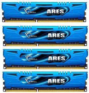 RAM G.SKILL F3-2400C11Q-32GAB 32GB (4X8GB) DDR3 2400MHZ ARES LP QUAD CHANNEL KIT