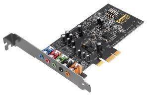 SOUND CARD CREATIVE SOUND BLASTER AUDIGY FX 5.1 PCI-E WITH SBX PRO STUDIO