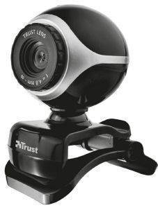 TRUST 17003 EXIS WEBCAM BLACK/SILVER TRUST 17003 EXIS WEBCAM BLACK/SILVER