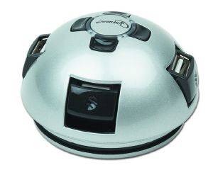 GEMBIRD UHB-CT04 SEMI-SPHERE USB 2.0 4 PORT HUB WITH ROTATING PORTS GEMBIRD UHB-CT04 SEMI-SPHERE USB 2.0 4 PORT HUB WITH ROTATING PORTS