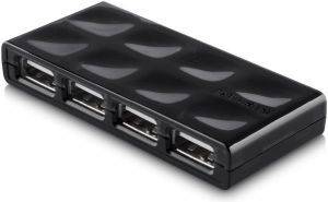 BELKIN F5U404CWBLK 4-PORT USB2.0 MOBILE HUB BLACK