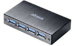AKASA USB3.0 HUB CONNECT 4SV BLACK AKASA USB3.0 HUB CONNECT 4SV BLACK