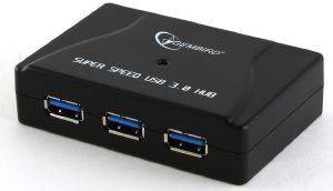 GEMBIRD UHB-C345 4 PORT USB 3.0 HUB WITH POWER ADAPTER