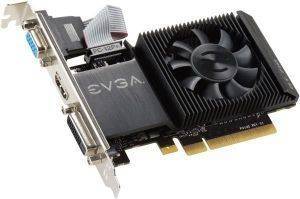 VGA EVGA GEFORCE GT710 1GB DDR3 SINGLE SLOT LOW PROFILE PCI-E RETAIL